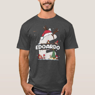Camiseta Edoardo Navidades Shirt w Edoardo Nombre para X gr