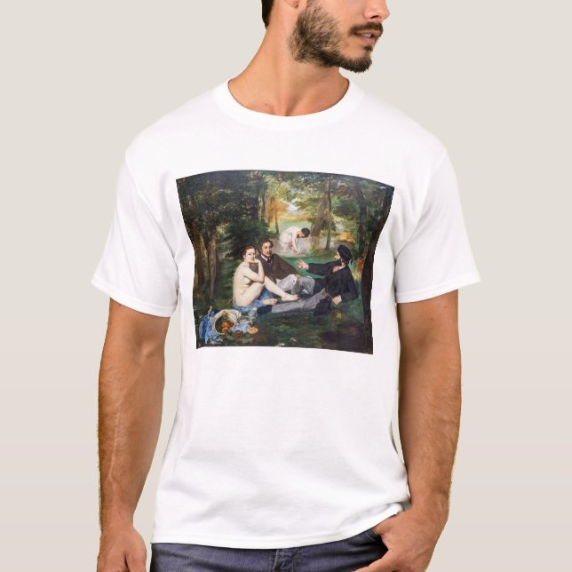 Camiseta Edouard Manet - Almuerzo en la hierba (Anverso)