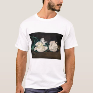 Camiseta Edouard Manet - Rama de Peonías Blancas, Tijeras d
