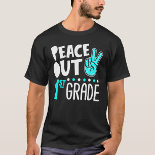 Camiseta Educación de primer grado de Peace Out School 2002