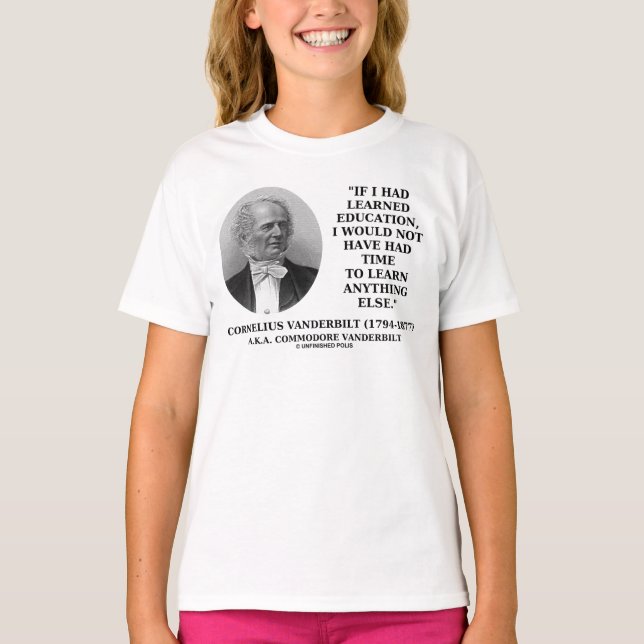 Camiseta Educación docta no haber tenido tiempo para (Anverso)