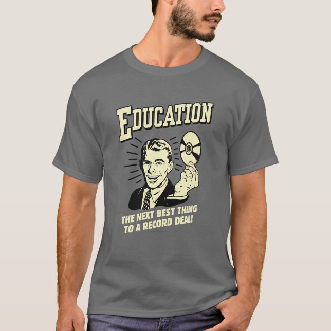 Camiseta Educación: El mejor récord (Anverso)