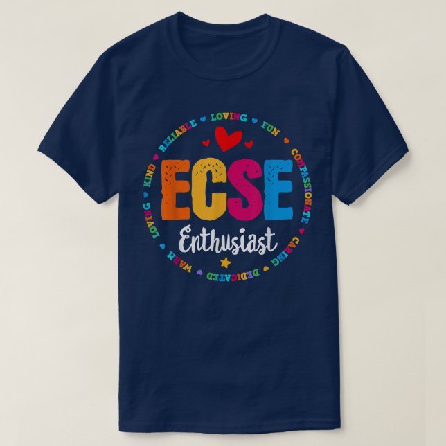 Camiseta Educación especial en la primera infancia SPED ECS (Diseño del anverso)