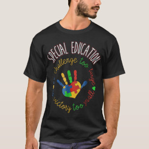 Camiseta Educación Especial para el Autismo y Conciencia so