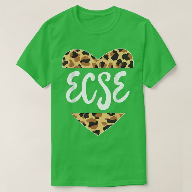 Camiseta Educación especial para la primera infancia SPED E (Diseño del anverso)