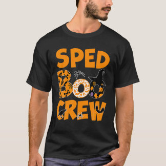 Camiseta Educación especial SPED Boo Crew Halloween otoño a