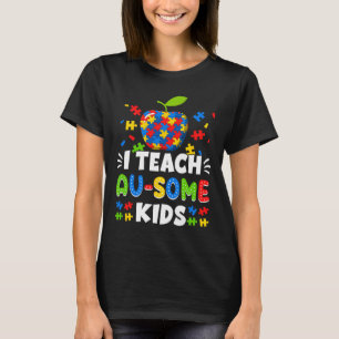 Camiseta Educación especial Sped Enseña a los niños Au-some