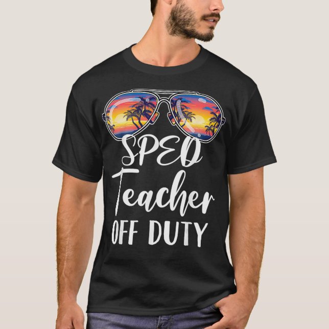 Camiseta Educación especial SPED Profesor de sordos fuera d (Anverso)
