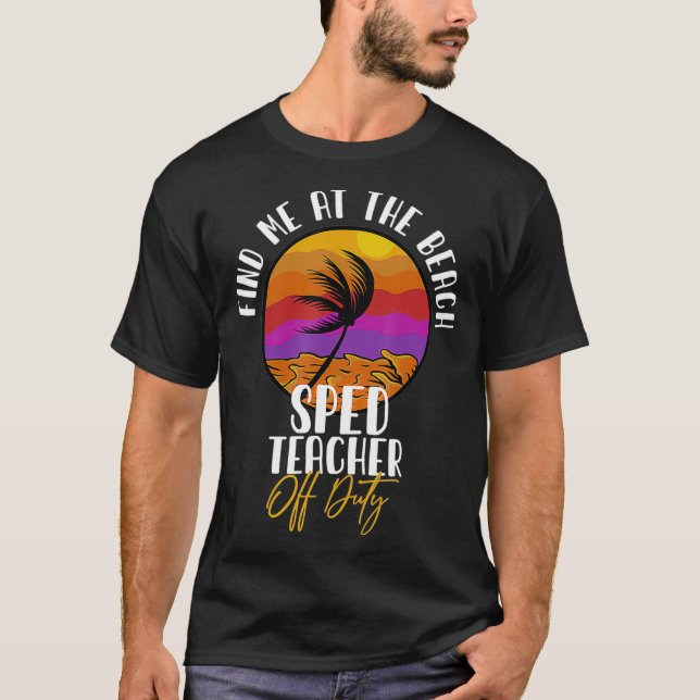 Camiseta Educación Especial SPED Profesora fuera de servici (Anverso)