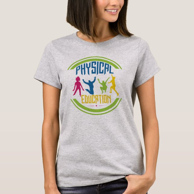 Camiseta Educación física con jugar de los niños (Anverso)