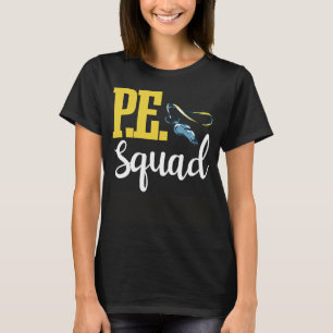 Camiseta Educación física de entrenador de gimnasios del PE