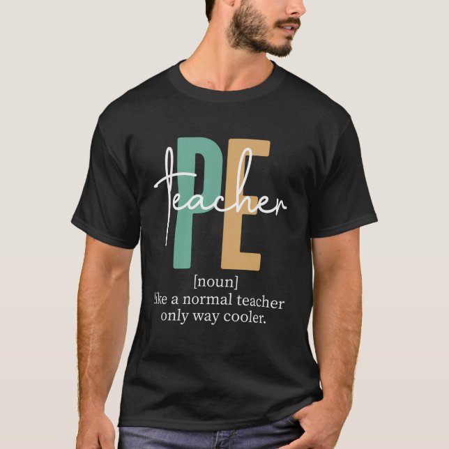 Camiseta Educación Física Definición De Maestra Pe Para Muj (Anverso)