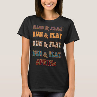 Camiseta Educación física del leopardo del PE