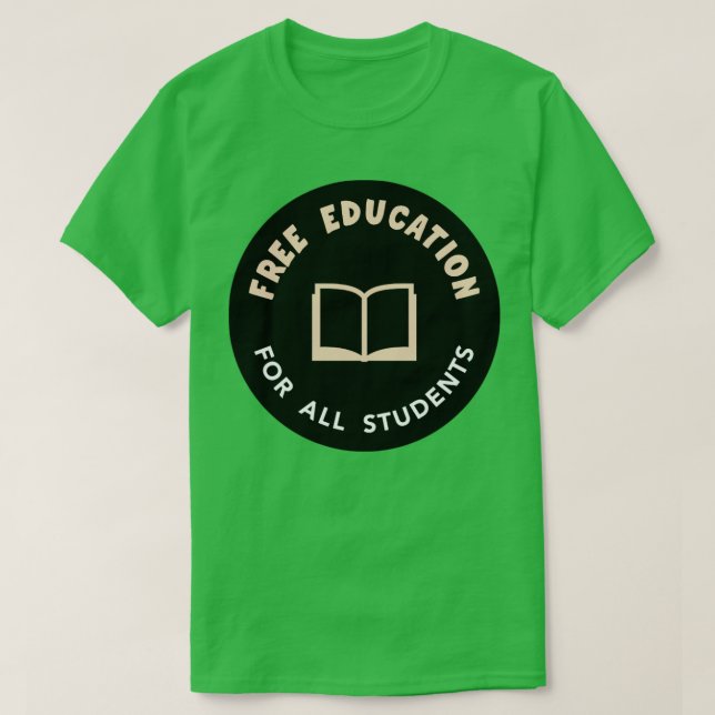 Camiseta Educación gratuita (Diseño del anverso)