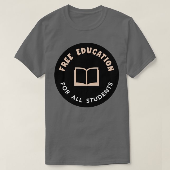 Camiseta Educación gratuita (Diseño del anverso)