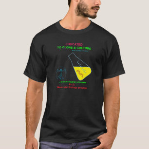 Camiseta Educado para reproducirse y para cultivar