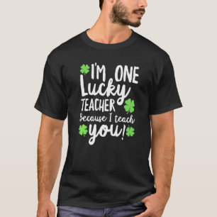 Camiseta Educador Afortunado De St Patricks Porque Te Enseñ