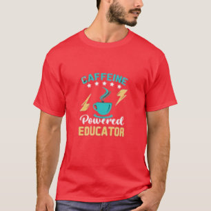 Camiseta Educador con energía en café
