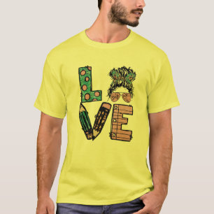 Camiseta Educador Cuto De Enseñanza Primaria Encantadora Co