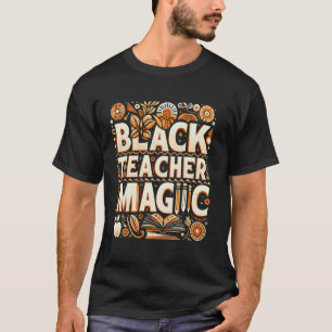Camiseta Educador de Agradecimiento de Maestro Negro Profes