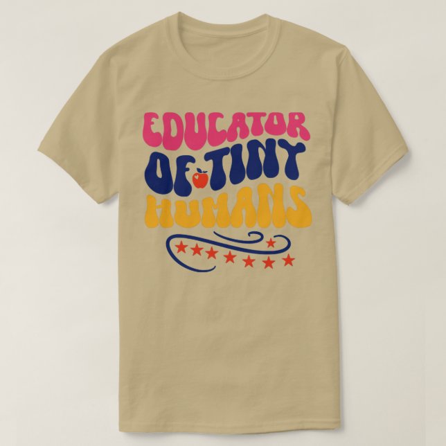 Camiseta Educador De Humanos Pequeños (Diseño del anverso)
