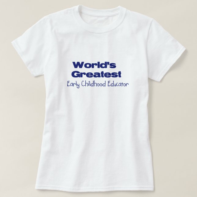 Camiseta Educador de la niñez temprana (Diseño del anverso)