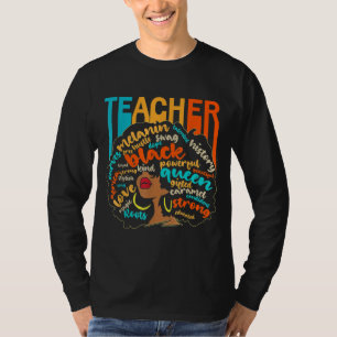 Camiseta Educador negro educador magia África Orgullosa his