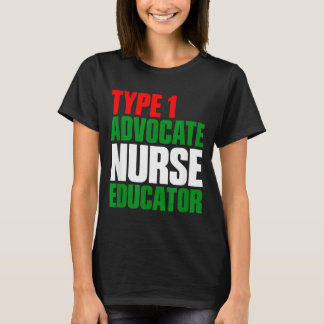 Camiseta educadora de enfermería defensora tipo 1