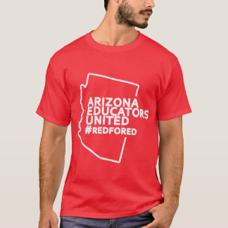 Camiseta educadores de Arizona unidos maestros huelga roja 