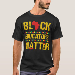 Camiseta Educadores negros importan profesora de historia n