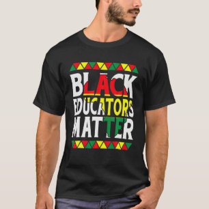 Camiseta Educadores negros importan profesora de historia n
