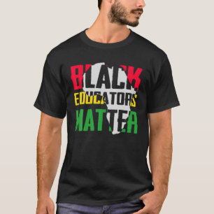 Camiseta Educadores negros importan profesora de historia n