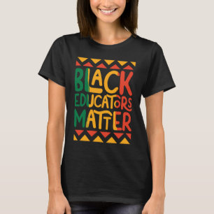 Camiseta Educadores negros importan profesora de historia n
