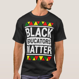 Camiseta Educadores negros importan profesora de historia n