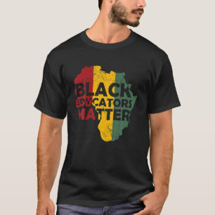 Camiseta Educadores negros importan profesora raíces africa