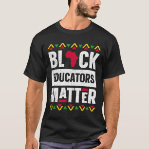 Camiseta Educadores negros problema profesor de historia ne
