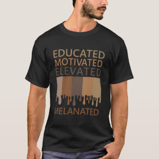 Camiseta Educados Motivados Elevados Melanizados