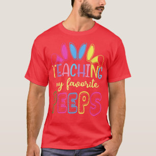 Camiseta Educar educando a mi profesor favorito Peeps Happy