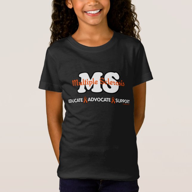 Camiseta Educar para el apoyo a los defensores...MS (Anverso)