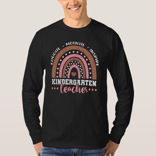 Camiseta Educar para motivar a inspirar a los profesores de (Anverso)