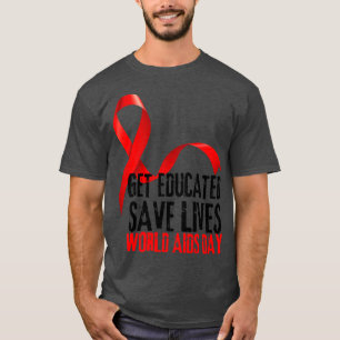 Camiseta Educar para salvar vidas en el Día Mundial del SID