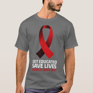 Camiseta Educar para salvar vidas en el Día Mundial del SID
