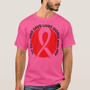 Camiseta Educar para salvar vidas en el Día Mundial del SID