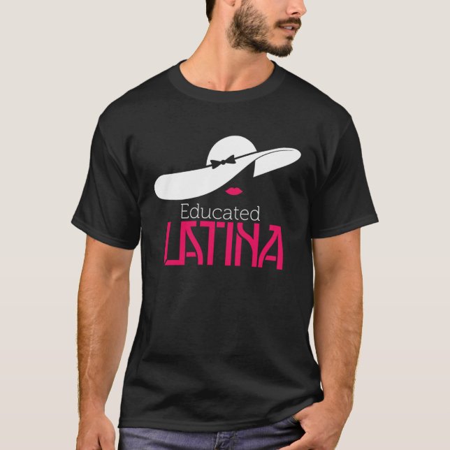 Camiseta Educated Latina Graduation (Anverso)