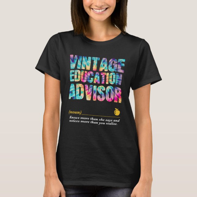 Camiseta Education Advisor Appreciation Week Back to School (Anverso)