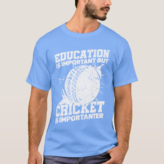 Camiseta Education Is Important But Batandball Sports famil (Anverso)