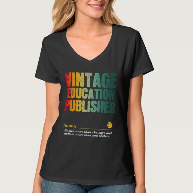 Camiseta Education Publisher Appreciation Week Back to Scho (Anverso)