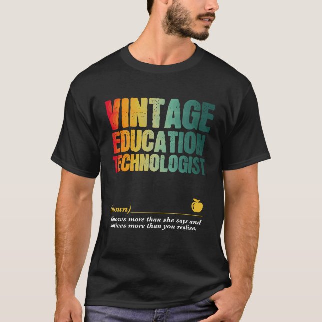 Camiseta Education Technologist Appreciation Week Back to S (Anverso)
