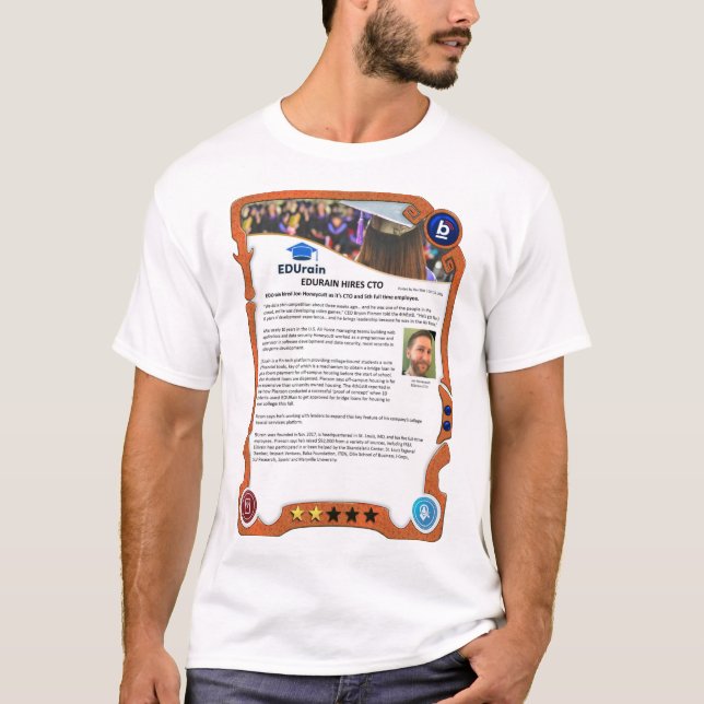Camiseta EDUrain NF-Tee (Anverso)