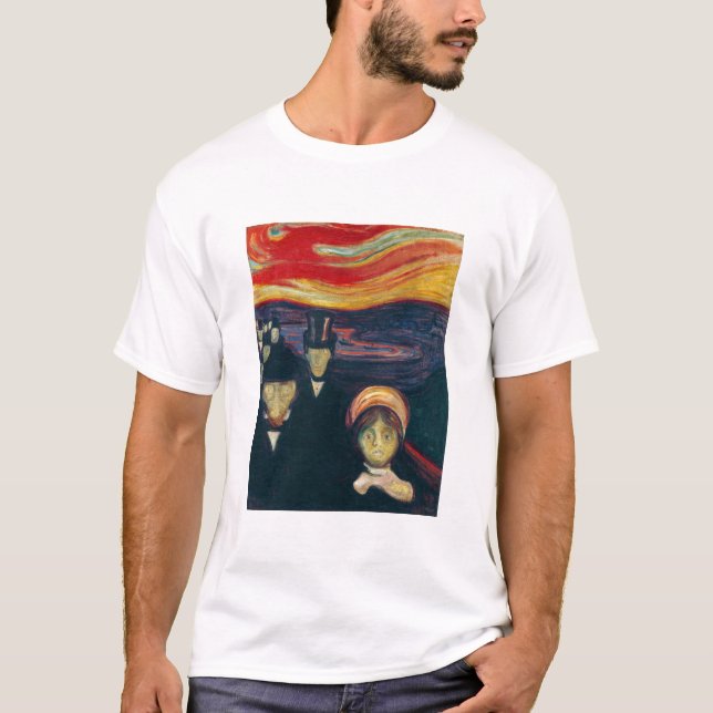 Camiseta Edvard Munch - Ansiedad (Anverso)